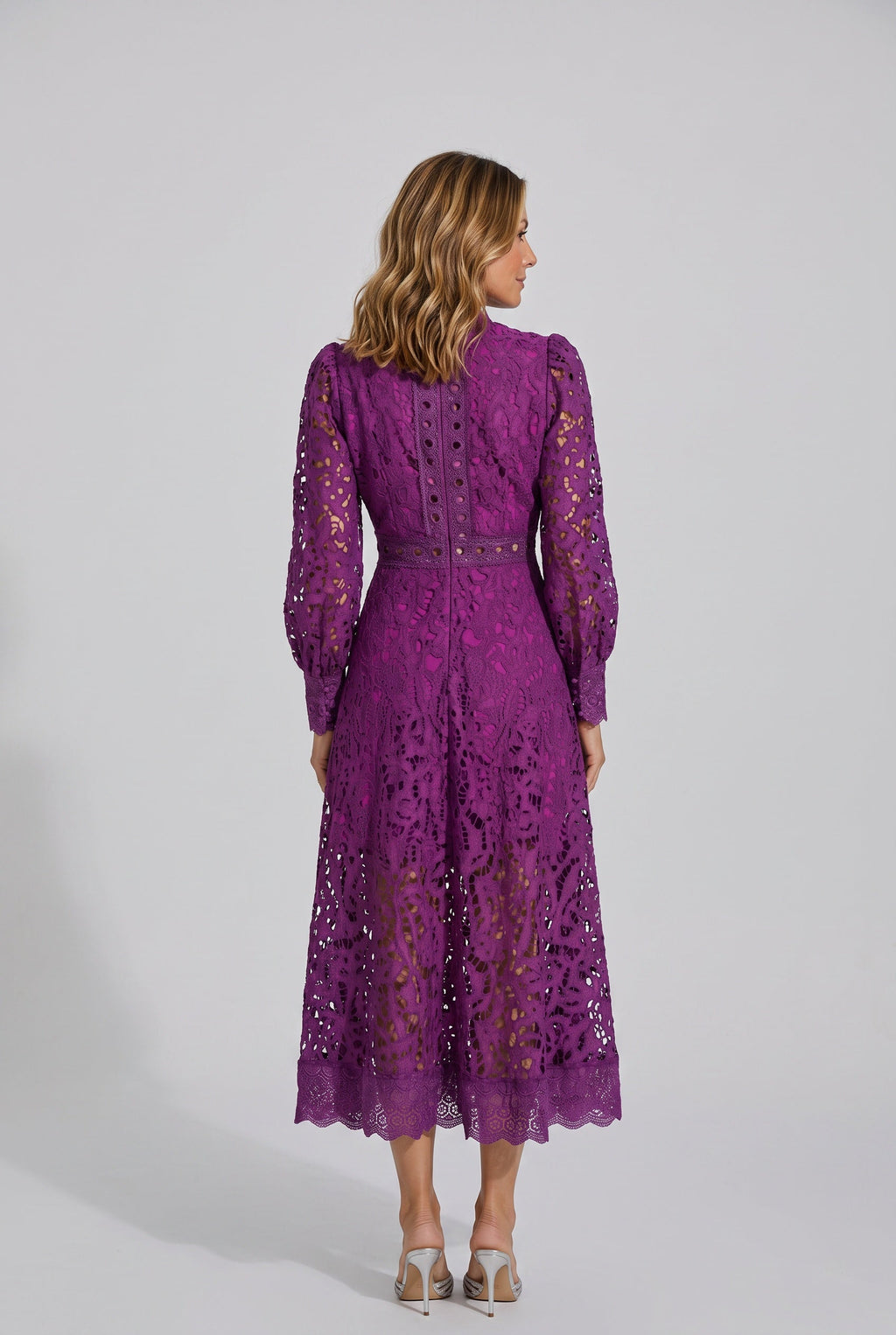 Lace Long Sleeve Dress Evening Occasion Wear Special Occasion