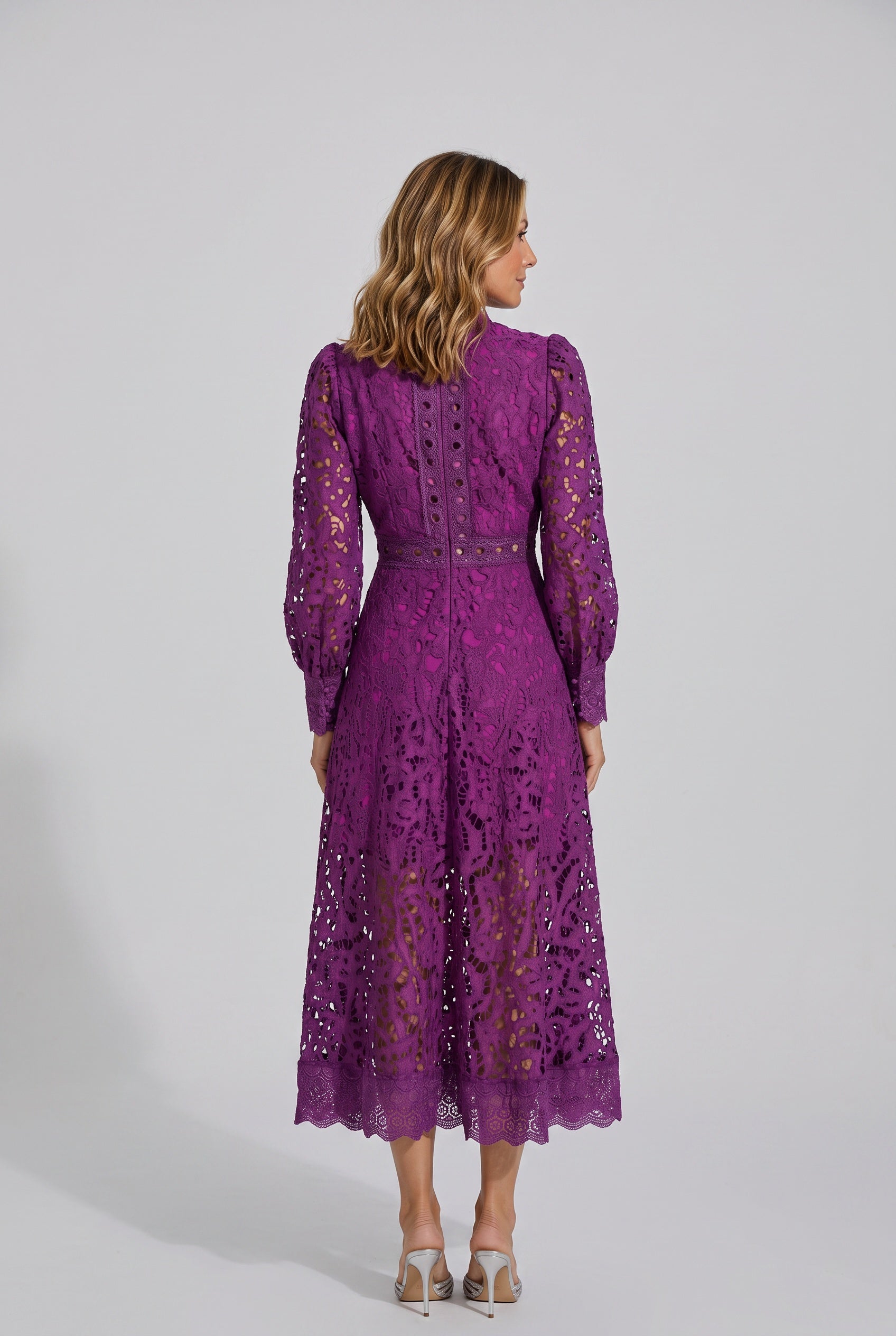 Lace Long Sleeve Dress Evening Occasion Wear Special Occasion