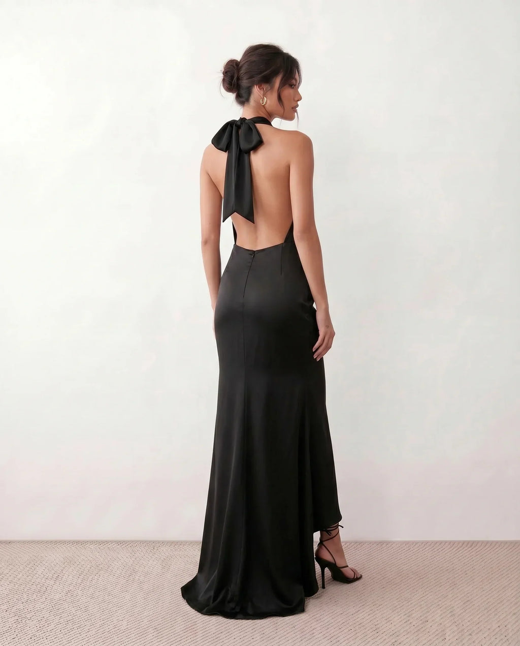 Satin-Look Slip With Cowl Neckline Evening Weekend