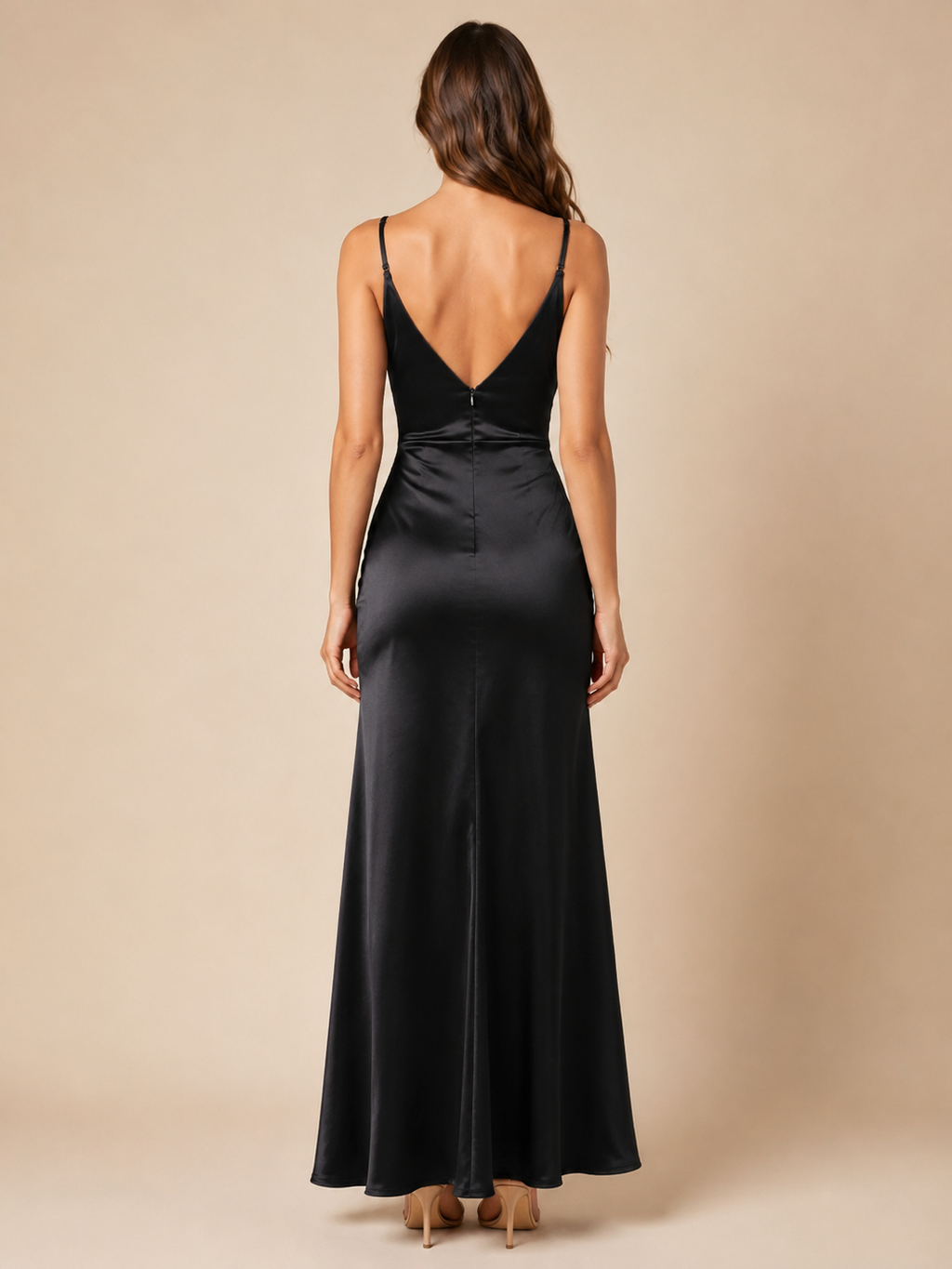 Women's Satin-Look Finish Sleeveless Blazer Evening