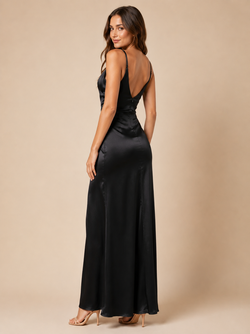 Women's Satin-Look Finish Sleeveless Blazer Evening