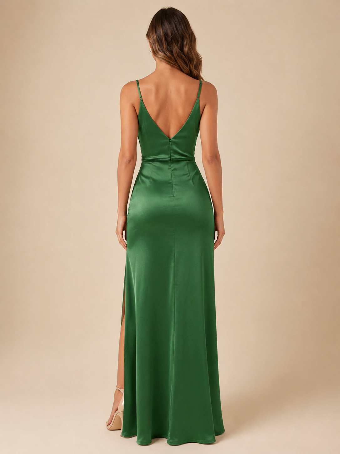 Women's Satin-Look Finish Sleeveless Blazer Evening