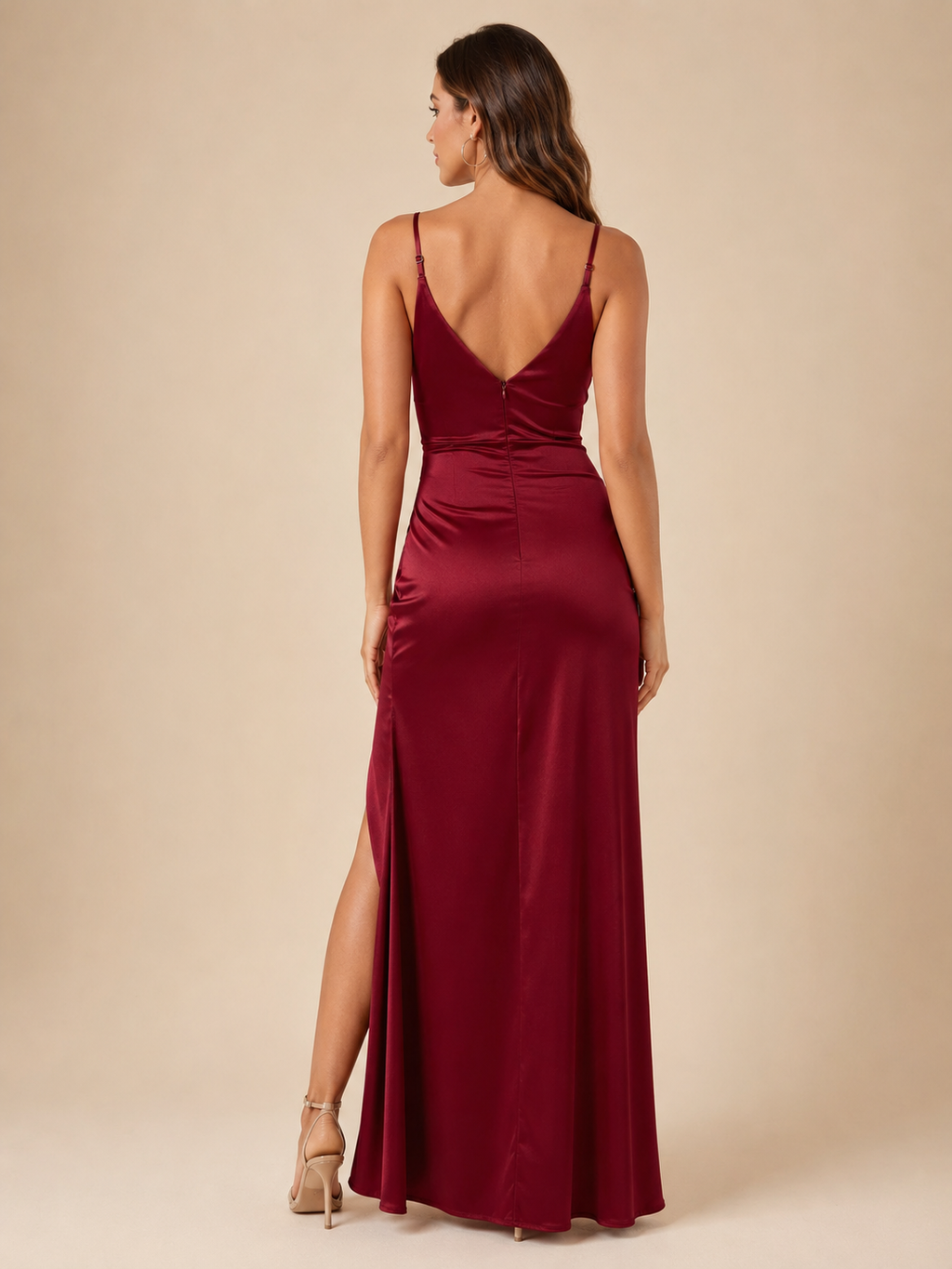 Women's Satin-Look Finish Sleeveless Blazer Evening