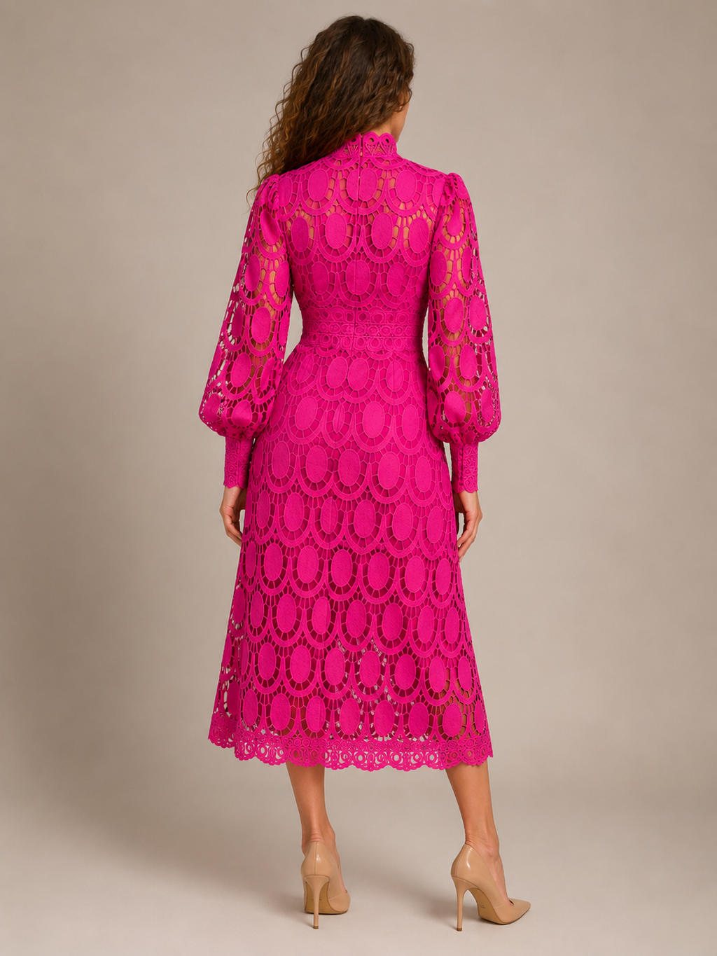 Elegant Lace Long Sleeve Blazer Layered Formal
