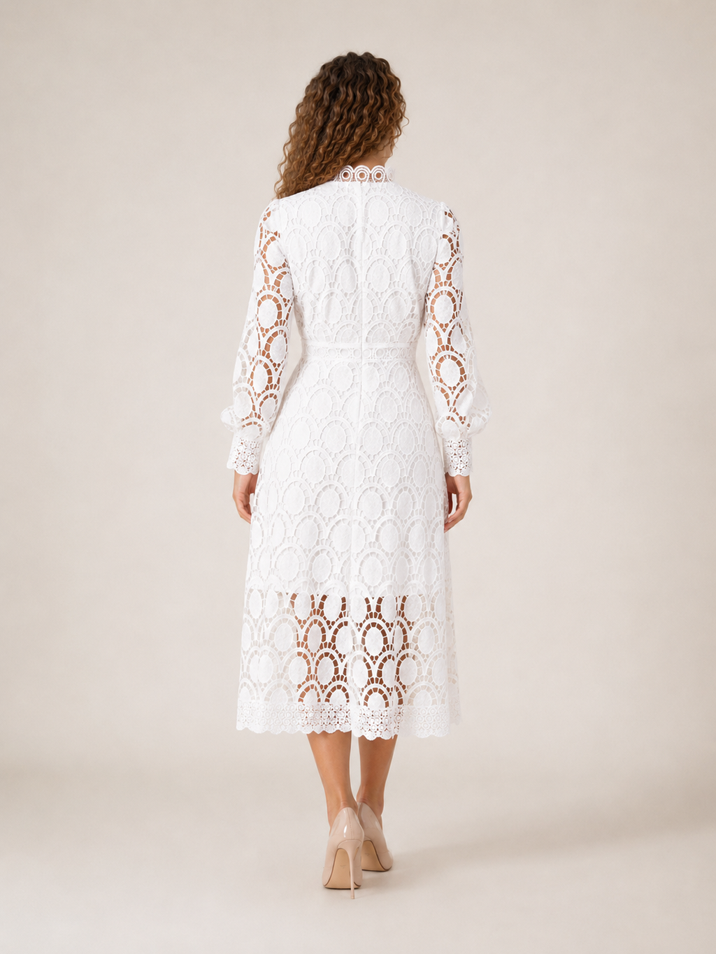 Elegant Lace Long Sleeve Blazer Layered Formal