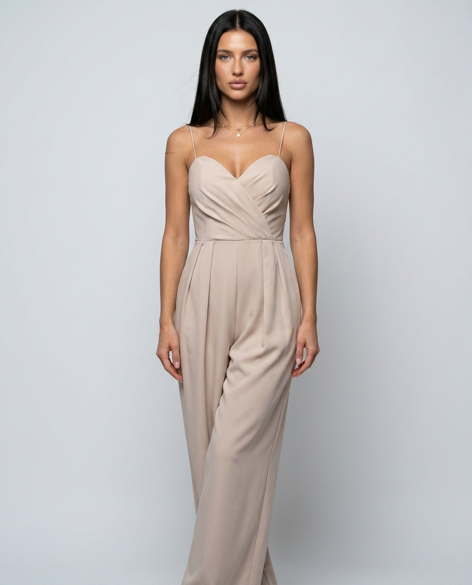 Silky Satin-Look Wrap With Sweetheart Neckline Evening