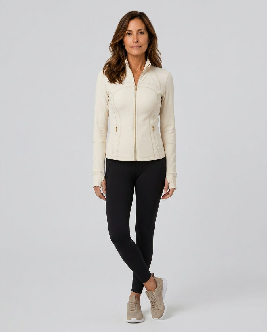 Check Finish Dress With Collared Neckline Occasion Wear