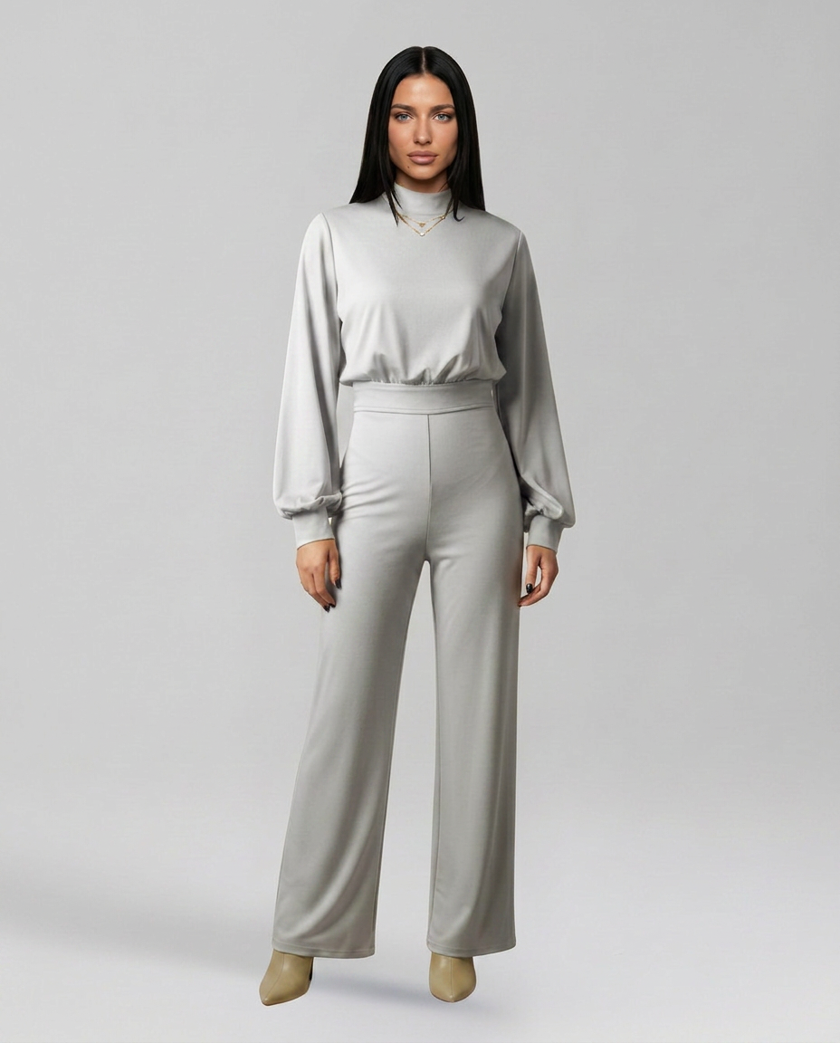 Dress With High Neck Evening Day-to-Night Evening