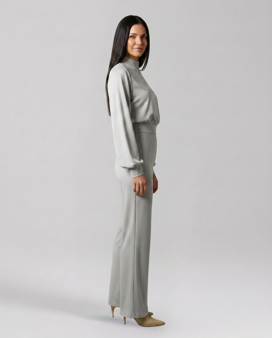 Dress With High Neck Evening Day-to-Night Evening