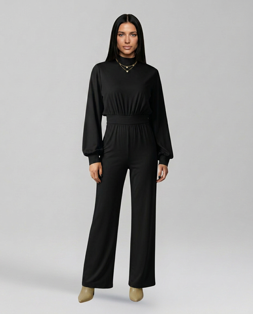 Dress With High Neck Evening Day-to-Night Evening