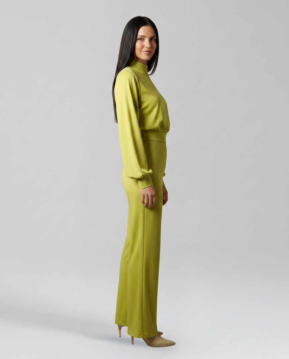 Dress With High Neck Evening Day-to-Night Evening