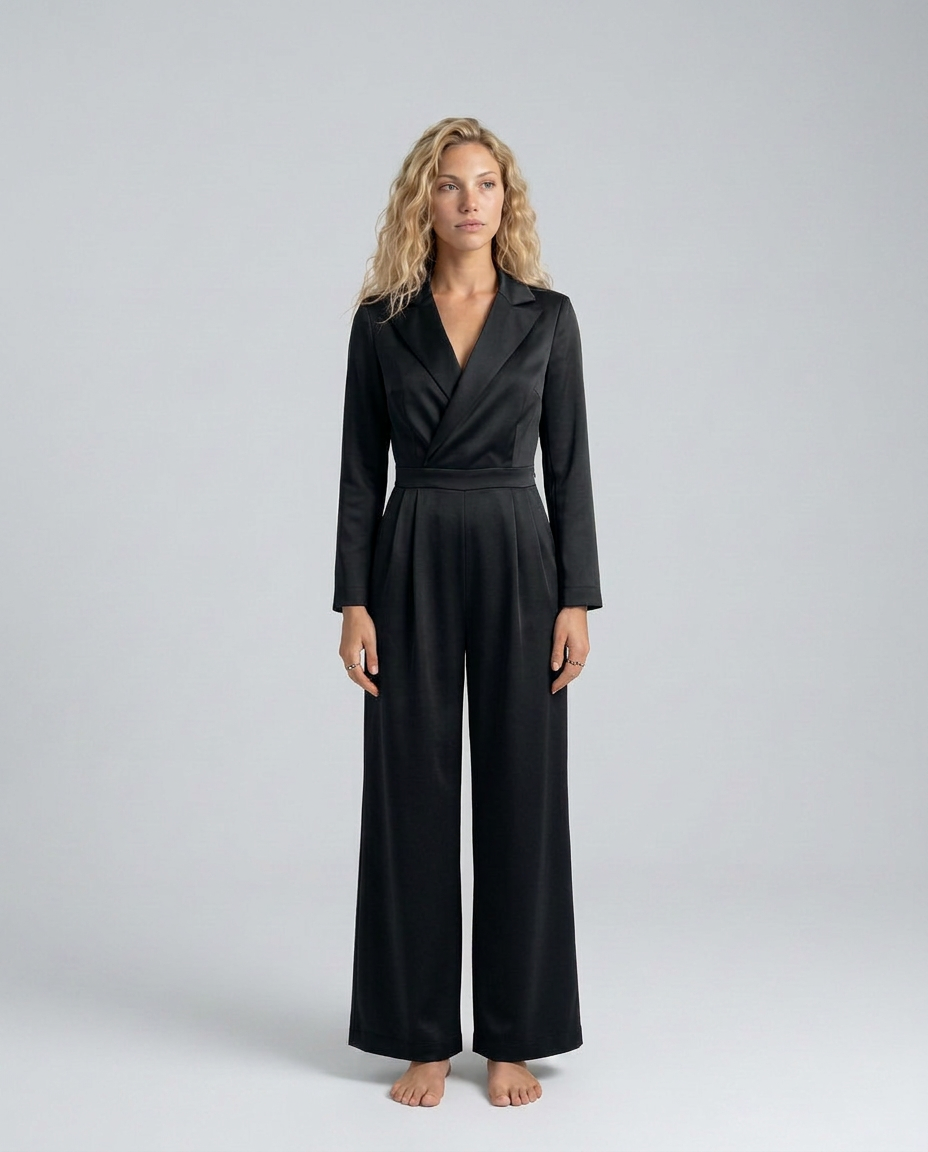 Wrap With V-Neck Pockets Evening Day-to-Night