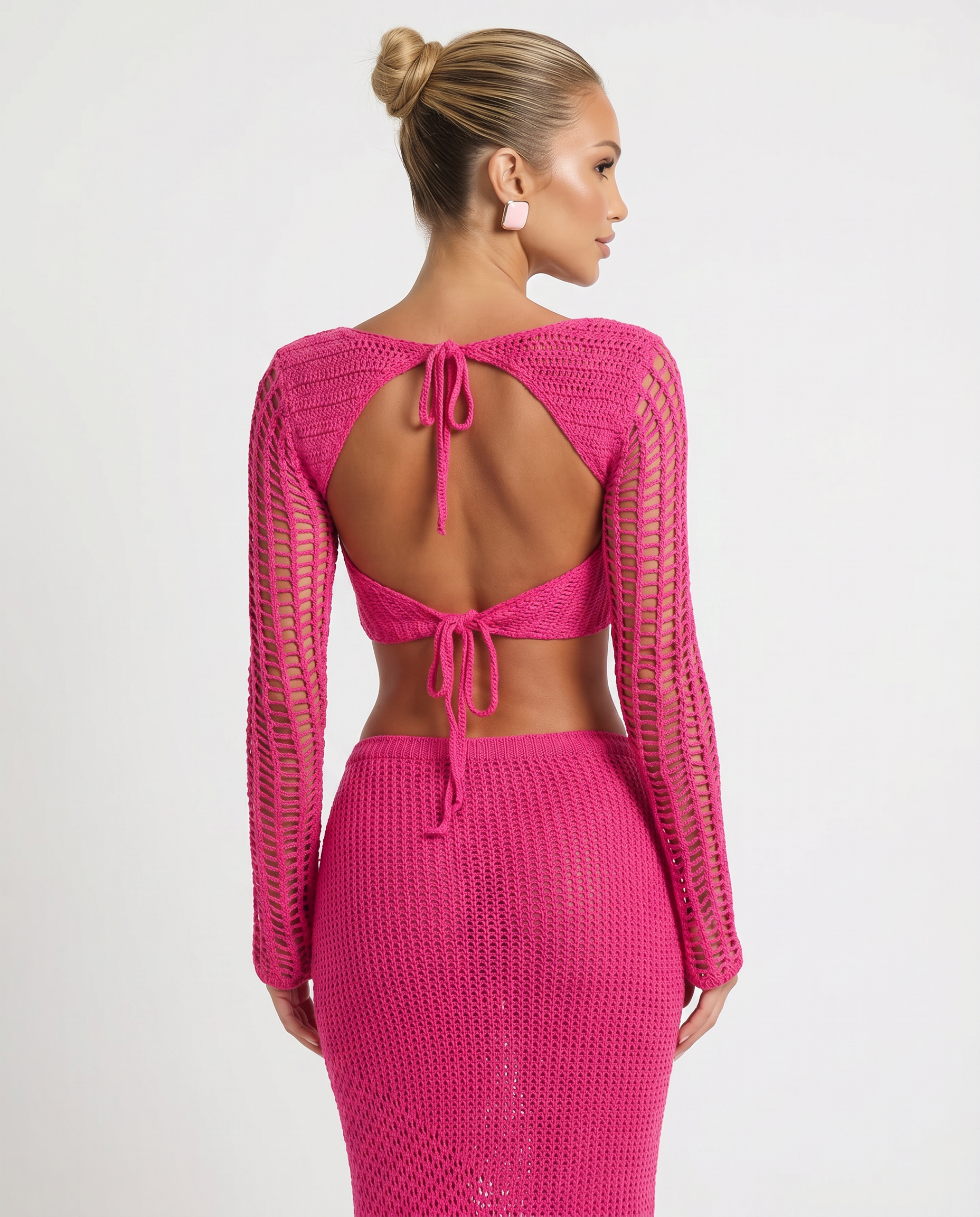 Elegant Check Dress With Square Neck Evening Special Occasion