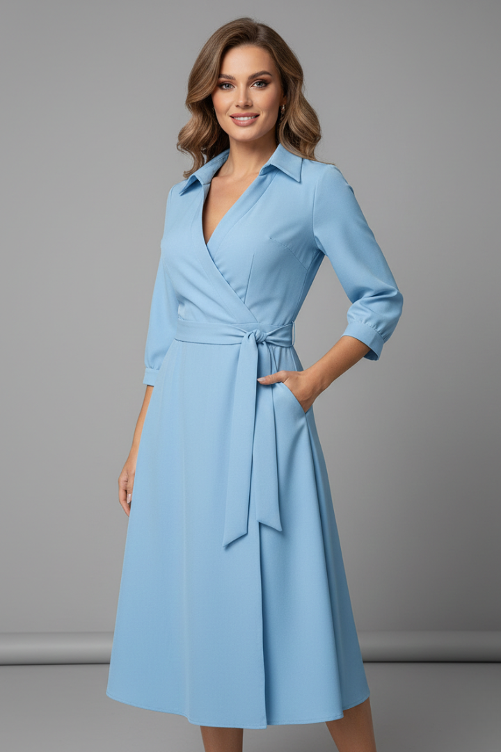 Women's Elegant Check Long Sleeve Blazer Evening
