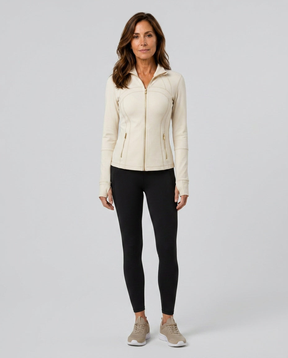 Check Finish Dress With Collared Neckline Occasion Wear