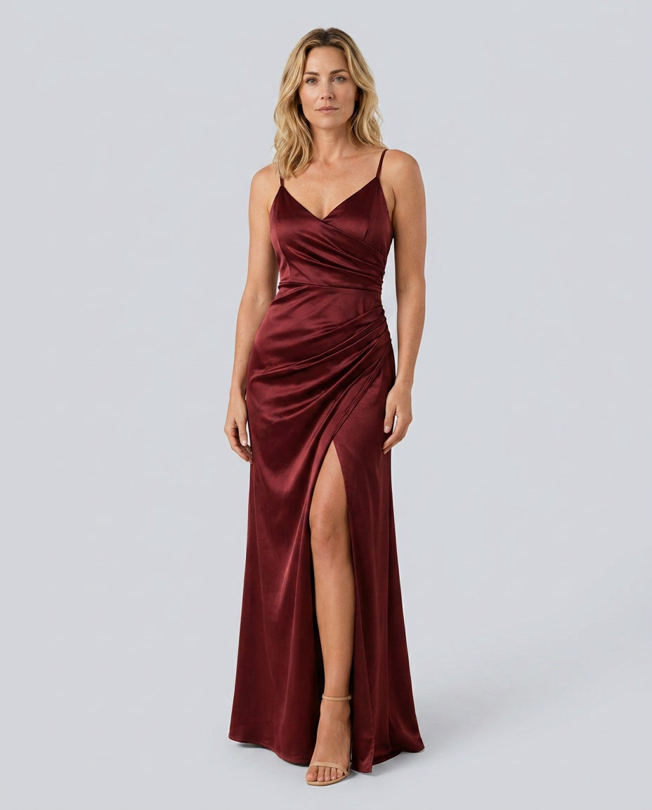 Women's Satin-Look Finish Sleeveless Blazer Evening